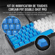 CORSAIR Kit de Modification de Touches PBT Double-Shot PRO - Bleu (CH-9911030-FR)