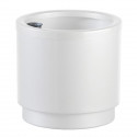 PLASTIKEN Pot de fleurs a réserve d'eau Hidrojardinera - Ø48 cm - Blanc