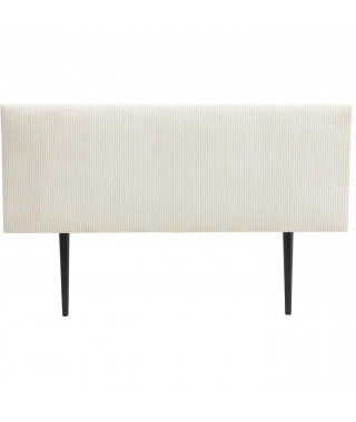 Tete de lit MORPHEE - Velours côtelé Beige - L.162 x H.100 x P.7 cm