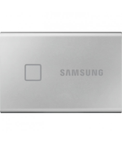 SAMSUNG SSD externe T7 Touch USB type C coloris argent 500 Go