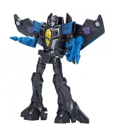 Figurine Transformers EarthSpark Skywarp classe Guerrier 12,5 cm pour enfants a partir de 6 ans