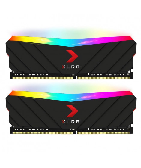 Mémoire RAM - PNY - XLR8 Gaming EPIC-X RGB DIMM DDR4 3200MHz 2X8GB -  (MD16GK2D4320016XRGB)