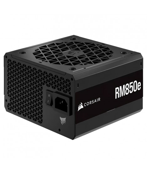 CORSAIR - RM850e - Bloc d'alimentation - 850 Watts - ATX 3.0 Silencieuse - Certifié 80 PLUS Gold - (CP-9020263-EU)