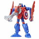 Marvel Mech Strike Mechasaurs, figurine Captain America de 10 cm avec Redwing Mechasaur, jouet de super-héros