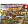 Puzzle PROMENADE ITALIENNE - EDUCA - 1500 pieces - Paysage et nature - Jaune