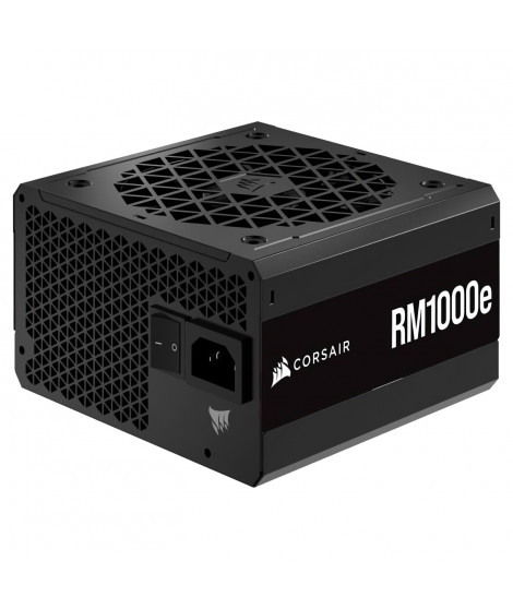 CORSAIR - RM1000e - Bloc d'alimentation - 1000 Watts - ATX 3.0 Silencieuse - Certifié 80 PLUS Gold - (CP-9020264-EU)