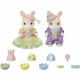 La chasse aux oeufs des freres et soeurs Lapin Marguerite  - SYLVANIAN FAMILIES