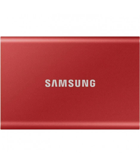 SAMSUNG - SSD externe - T7 Rouge - 2To - USB Type C (MU-PC2T0R/WW)