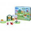 Figurine Peppa Pig - Coffret Peppa va au zoo - Jouet préscolaire pour enfants des 3 ans
