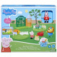 Figurine Peppa Pig - Coffret Peppa va au zoo - Jouet préscolaire pour enfants des 3 ans