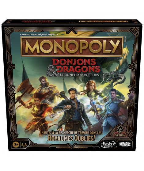 Monopoly D&D le film - Jeu de société - Donjons & Dragons