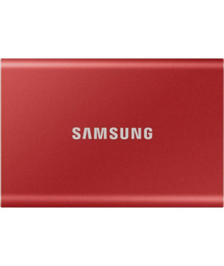 SAMSUNG - SSD externe - T7 Rouge - 1To - USB Type C (MU-PC1T0R/WW)