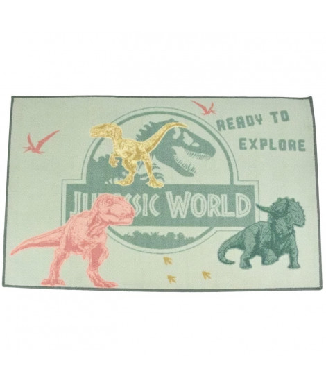 Fun house jurassic world tapis dinosaure 120x80 cm