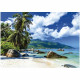 Puzzle SEYCHELLES de 1500 pieces - EDUCA - Paysage et nature - Avec colle Fix Puzzle