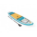 BESTWAY Paddle gonflable Panorama Hydro-force, 340 x 89 x 15 cm, 150 kg max, fenetre transparent, pompe, leash