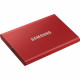 SAMSUNG - SSD externe - T7 Rouge - 1To - USB Type C (MU-PC1T0R/WW)