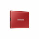 SAMSUNG SSD externe T7 USB type C coloris rouge 500 Go
