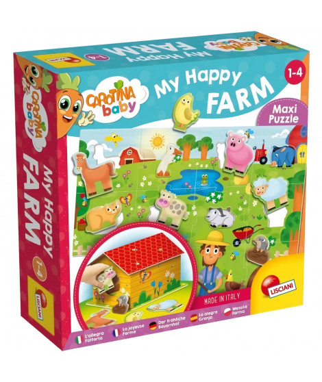 Puzzle a encastrements - Carotina Baby - La Joyeuse ferme - LISCIANI