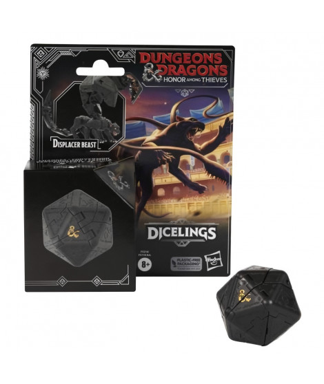 Figurine de collection bete éclipsante convertible en d20 géant, monstre-dé Dicelings D&D, Dungeons & Dragons L'honneur des v…