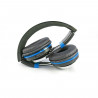 CASQUE LED BLUETOOTH BLEU - INOVALLEY - CAQ32-BTH-C