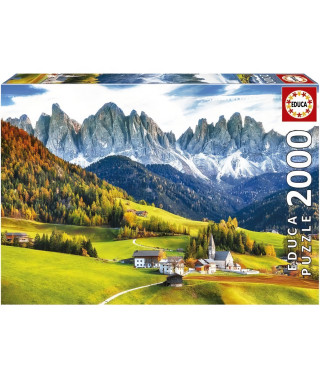 Puzzle AUTOMNE DANS LES DOLOMITES - 2000 pieces - Marque EDUCA - Paysage et nature