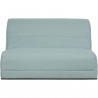 Banquette BZ 2 places - Vert Menthe - MELISSA - Matelas 13cm - Tissu - Contemporain - Design