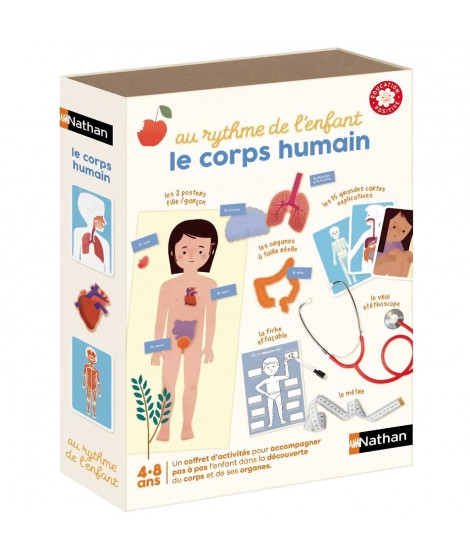 Le corps humain NATHAN - Jeux d'apprentissage