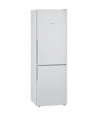 Réfrigérateur combiné pose-libre - SIEMENS KG36VWEA IQ300 - 2 portes - 308 L - H186XL60XP65 cm - Blanc