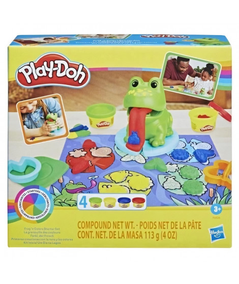 Pâte a modeler Play-Doh La grenouille des couleurs - Jouet créatif pour enfant de 3 ans et plus