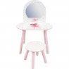 Coiffeuse avec tabouret - Danseuse Ballerine - FUN HOUSE - H.48 X L.60 X P.40 / H.27 X L.28 X P.28 cm