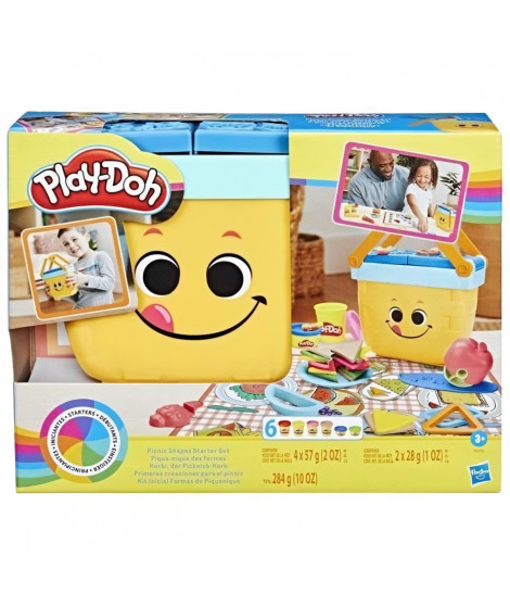 Play-Doh, Pique-nique des formes, jouets préscolaires de pâte a modeler