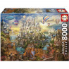 Puzzle Architecture et monument - EDUCA - VILLE DE ReVE - 8000 pieces