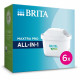 BRITA Pack de 6 cartouches filtrantes MAXTRA PRO All-in-1