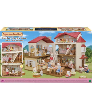 Figurines miniatures - SYLVANIAN FAMILIES - 5708 - La grande maison éclairée et sa piece secrete