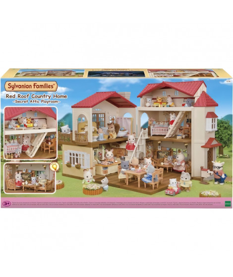 Figurines miniatures - SYLVANIAN FAMILIES - 5708 - La grande maison éclairée et sa piece secrete