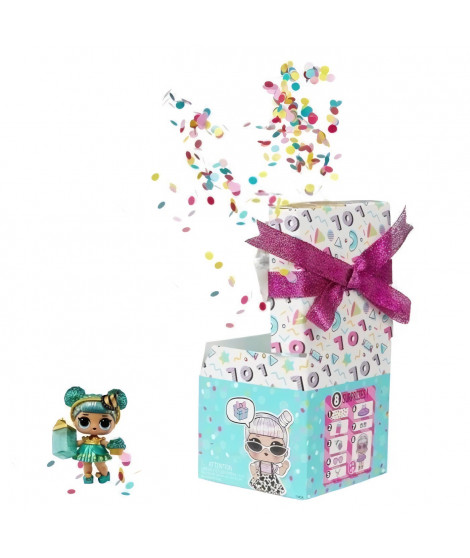L.O.L. Surprise Confetti Pop Birthday PDQ -Poupée 7,5 cm + accesoires