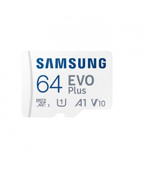 Carte Mémoire SAMSUNG 64Go MicroSD EVO PLUS