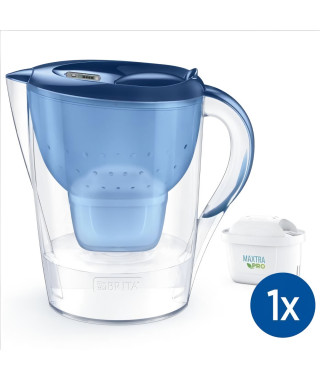 Carafe filtrante BRITA Marella bleue XL (3,5L) avec 1 cartouche MAXTRA PRO All-In-1