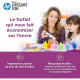 Carte prépayée Instant Ink HP - Abonnement livraison cartouches et toners originales HP