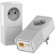 NETGEAR PLP1000 Pack de 2 prises CPL 1000 Mbps avec Prise filtrée et Port Gigabit
