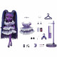 Rainbow High S3 Shadow High - Poupée 27 cm Monica Verbena (Violet foncé) - 1 tenue + accessoires et support pour poupée