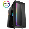 Boitier PC - ABKONCORE - C510S Sync - Boitier sans alimentation - Moyen tour - Format ATX