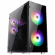 ABKONCORE BOITIER PC R850 Sync - rétro éclairage RGB - Noir - Verre trempé - Format E-ATX (ABKO-RMS-850-SYNC-200F)