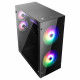 ABKONCORE BOITIER PC R850 Sync - rétro éclairage RGB - Noir - Verre trempé - Format E-ATX (ABKO-RMS-850-SYNC-200F)