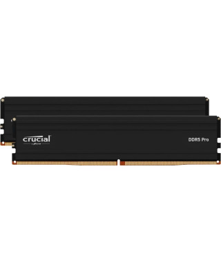 Mémoire RAM - CRUCIAL - PRO DDR5 - 32Go (2x16Go) - DDR5-5600 - UDIMM CL46 (CP2K16G56C46U5)
