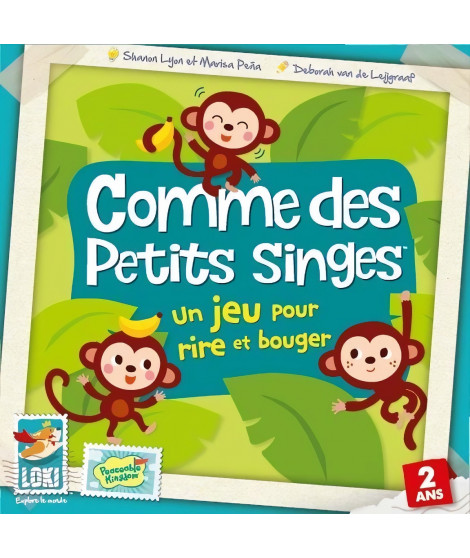 COMME DES PETITS SINGES - Jeu de société - Ambiance - Des 2 ans - LOKI - 51840