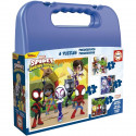 SPIDEY & HIS AMAZING FRIENDS - Malette de 4 puzzles progressifs