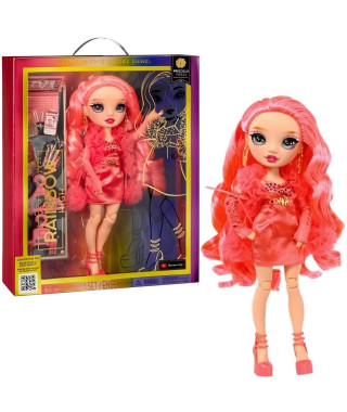 Rainbow High S23 Fashion Doll - Poupée 27 cm Priscilla Perez (Rose) - 1 tenue, 1 paire de chaussures et des accessoires