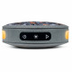 BIGBEN Party - Enceinte Bluetooth ronde avec dragonne et effets lumineux - 15W - Gris et orange camouflage