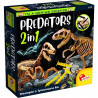 Génius Science - jeu scientifique - Predators 2 en 1 - a creuser et a construire - LISCIANI